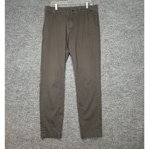 Banana Republic‎ Pants Mens 33x34 Gray Chino Slim Fit Comfort Casual Straight